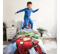 Set Letto Singolo Avengers Cotone Doubleface Iron Man Hulk AV0691