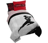 Set letto singolo da 5 pezzi Jay Franco Marvel Shang Chi Master of Kung Fu - Include piumone e set di lenzuola - Microfibra super morbida e resis