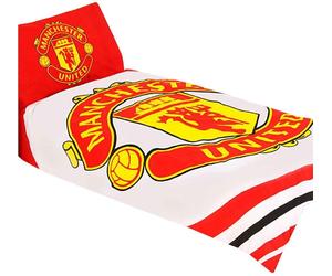 Set Letto Singolo Manchester United FC Copripiumino E Fodera Cuscino PULSE