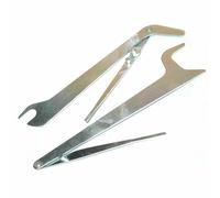 Set Leva Comando Attacco Idraulico Per Massey Ferguson 7250 In Acciaio