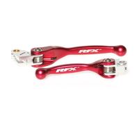 Set leva flessibile forgiata RFX Race (rosso) per HONDA