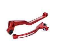 Set Leva Freno Doppler Leva Frizione CNC per Rieju MRT 50 dal 2018, Rosso