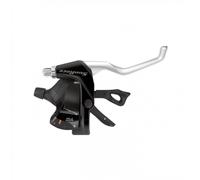 Set Leve Freno/Cambio Integrate 3x8v MTB/Urban con Display - Argento/Nero