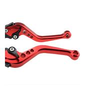 Set Leve Freno e Frizione CNC Regolabile per Moto Piaggio Fly 125 4T, Liberty 50 Nrg - Potenza (Color: Rosso)