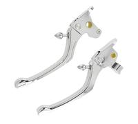 Set leve freno e frizione per moto Adatto per Harley Touring Road King Street Glide Softail Adatto per Sportster 883 1200 XL Dyna Regolatore Leva Frizione Freno pompa freno leva(I Brake Lever)