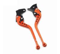 Set leve freno frizione Compatibile Con Yamaha Per YFM 700 Per Raptor 700R 2007-2017 2008 2009 2010 2011 2012 2013 2014 2015 2016 Leve Freno Frizione Regolabili Per Moto(Orange,177mm)