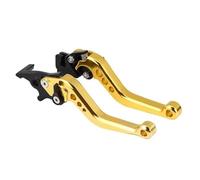 Set Leve Freno Frizione Moto Per YZF Per R15 Per V2 Per V3 Per ABS Per R15 2009-2020 Moto Regolabile Leva Di Frizione Freno Accessori(Gold)