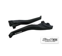 Set leve freno Stage6 CNC Dual Color Yamaha Aerox / MBK Nitro Nero-Nero