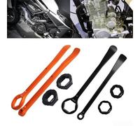 Set Leve Pneumatici Cromate Anti-Deformazione 3pz(Orange) | Alluminio per robusto, grip ergonomico, per ideale per riparazioni rapide, resistenza alta pressione