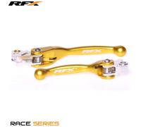 Set leve RFX Race pieghevole forgiato giallo Suzuki RM dal 2005
