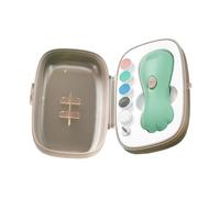 Set Levigatore Unghie A Basso Rumore con 6 Teste di Ricambio