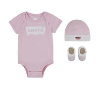 Levi´s ® Kids Classic Batwing Short Sleeve Set Rosa 0-6 Months Bambino