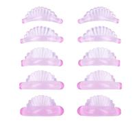 Set lifting per ciglia, ciglia in silicone, bigodini permanenti con cuscinetti protettivi di design a conchiglia, bigodino per ciglia autoadesivi e cuscinetti per sollevamento di lunga durata