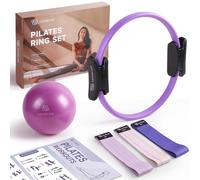 Set LIONSCOOL Pilates Ring - Magic Circle da 35.56 CM Anti-Deformazione co Viola
