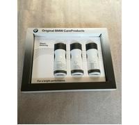 Set liquido lavavetri + detergente interni + cera dura 3x50ML -ORIGINALE- BMW