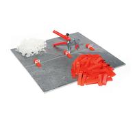 Set livellamento piastrelle XPOtool 100 cunei 100 linguette 1,0mm Pinza