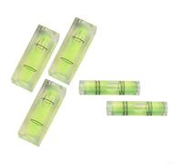 Set Livelle Acriliche 3pz Quadre 2pz Cilindriche Verdi | Acrilico per trasparente, bolla per verde nitida, misura deviazioni, uso orizzontale e verticale, durevole