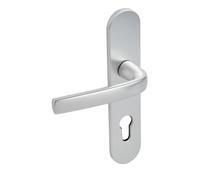 'SET LOGIO SU GRANDE PIASTRA EA195MM ANODISA ARGENTO BDCC 1360/6341