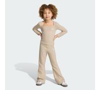 SET LONGSLEEVE LEGGINGS WINTERIZED RIB Khaki Three 5-6A
