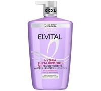 L'Oréal Elvive Shampoo Idratante, Per Capelli Secchi e Spenti, Capelli Luminosi, Voluminosi e Leggeri, Fino a 72H di Idratazione, Arricchito Con Acido Ialuronico Puro, Hydra Hyaluronic, 250 ml