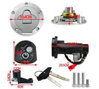 Set Lucchetto Accessori Moto Accensione Serbatoio Gas Tappo Sedile Blocca per R1
