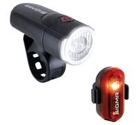 Sigma Sport - Aura 30 Set w/ Curve - Set fanali bicicletta nero