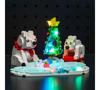 Set luci a LED per Lego Wintertime Polar Bears 40571, Decorazioni creativa per Lego Wintertime Polar Bears