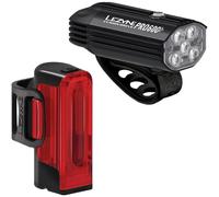 Lezyne fusion drive pro 600 strip drive 300 pair bike lights black