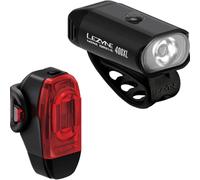 Lezyne Mini Drive 400XL/KTV Drive+ Pair Black/Black Front 400 lm / Rear 40 lm Luci bicicletta