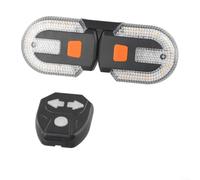 Set Luci Bici con Telecomando Wireless per Svolta | Telecomando wireless, segnale svolta sinistro/destra, 5 modalitÃ luce, acustico e visivo, sicurezza notturna