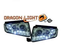 SET LUCI DESIGN FABIA, DRAGON-LIGHTS 99-07 VETRO TRASPARENTE/CROMATO - 7805385