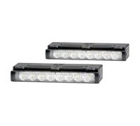 Set Luci Diurne A LED HELLA 24V 2W Glasklar Per AEBI ROSENBAUER