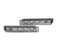 HELLA 2PT 010 043-801 LED-Kit luce guida diurna, LEDayLine, 12V, Montaggio, interno, colore diffusore luce cristallino, Cavo 480mm, Frontale d. veicolo