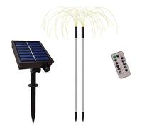 set luci led solari IP65 da giardino per natale effetto firework con telecomando [EEK: A+++]