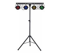Set luci LIVESET 2 barra RGB 4x9W strobo pedale wireless - JB SYSTEMS BEG-B05531