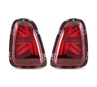 Set Luci Posteriori LED Union Jack Rosso Scuro a Mini One Cooper R56 R57 R58 R59