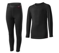 Loeffler Set Transtex-warm Long Sleeve Base Layer Set Nero 104 cm Bambini