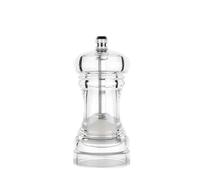 Set macina sale e pepe in acrilico con rotore in ceramica regolabile, portaspezie da cucina(1X5 inch)
