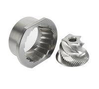 Set Macinino Conico 48mm, Compatibile Con Delonghi, KG521M, Compatibile Con Brevil, BES86XL/B, Compatibile Con Rommelsbacher, EKM 300, Pezzi Di Ricambio for Macinacaffè