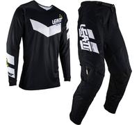 Leatt 3.5 Ride 2023 Set Di Maglie e Pantaloni Motocross, nero-bianco, taglia S
