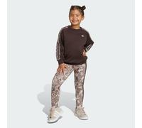 Set maglia oversize e leggings adidas x Liberty London Aurora Coffee / Multi / Multicolor / Wonder Taupe 6-7A