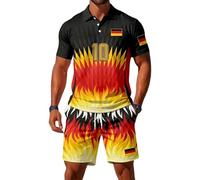 Set maglietta e pantaloncini da uomo e donna, con stampa 3D, maglietta e pantaloncini, 2 pezzi, estivo, sportivo, per il tempo libero, traspirante, casual, streetwear, per la stagione 2026, 2#, XL