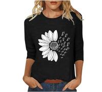 Set Magliette Maniche Lunghe Donna Cotone,Tshirt Donna Cotone Basic Girocollo Ricamo Floreale T-Shirt Fascia Tshirt Elegante Sbuffo Righe Blusa Aderente A Fiori con Cappuccio Bianca da Metallica