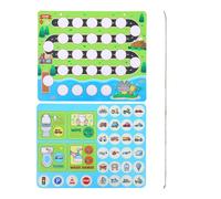 Set magnetico per imparare a usare il vasino per auto, 25 x 30 cm, riutilizzabile, con 28 chip magnetici e 4 schede di istruzioni (lingua italiana non garantita), strumento per il bagno dei bambini