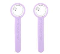 Set Magnetico per Unghie Effetto Gatto 2 Pezzi con Manico Porpora | Plastica e Magnete, Forza Stabile e Riduzione Sbavature, Accessorio Modellatore Incluso per Gel e Unghie Finte