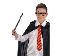 Set mago bimbo carnevale (occhiali, bacchetta, cravatta)