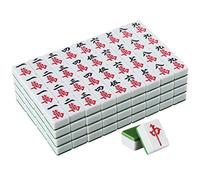 Set Mahjong cinese, 144 giochi tradizionali per mahjong machine o gioco manuale, perfetti per feste e intrattenimento