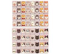 Set Mahjong per Bambini, Gioco di tessere con abbinamento di memoria da 65 pezzi con bandiera degli Stati Uniti e motivi di animali, tessere Mahjong da viaggio portatili, giochi da tavolo didattici p