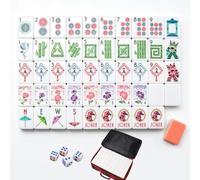 Set Mahjong, set di 160 piastrelle Mahjong americane in acrilico a 4 strati