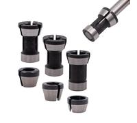 Set Mandrino Collettore Multi Misura per Router Elettrici 6pz Misure Compatibili